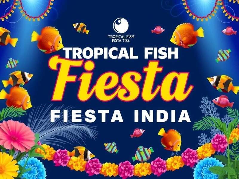 Tropical Fish Fiesta India - Dive into India's Underwater Party Tropical Fish Fiesta India banner featuring vibrant Indian marine life and festival decorations