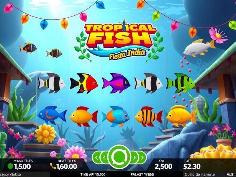 Tropical Fish Fiesta India Gameplay - Build Your Underwater Festival Tropical Fish Fiesta India gameplay showing colorful fish, festival decorations, and player interactions